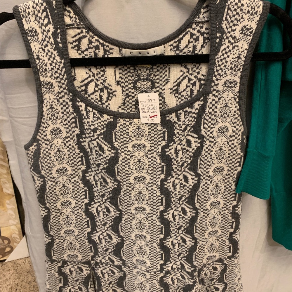 Cabi peplum shell
